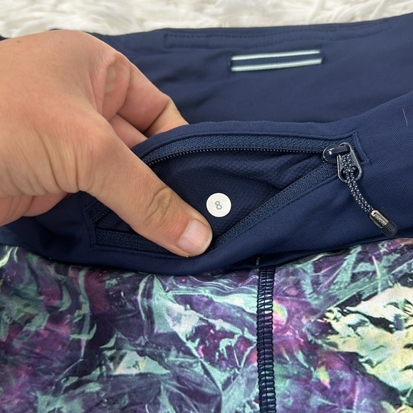 Lululemon Run: Speed Short *4-way Stretch Iridescent Multi / Deep Navy - Picture 5 of 5